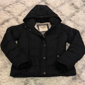 Abercrombie & Fitch Womens Black Down Jacket